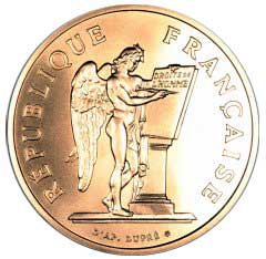 1989 France 100 Francs Gold