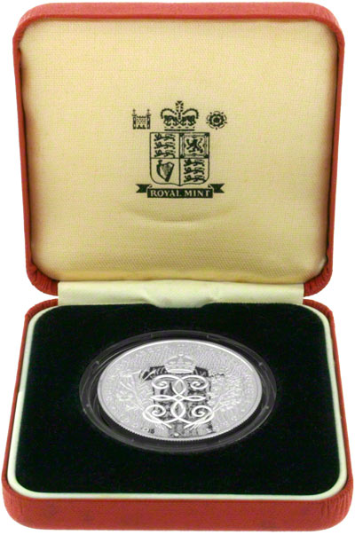 1990 Queen Mother's 90th Birthday Silver Proof Crown in Presentation Box