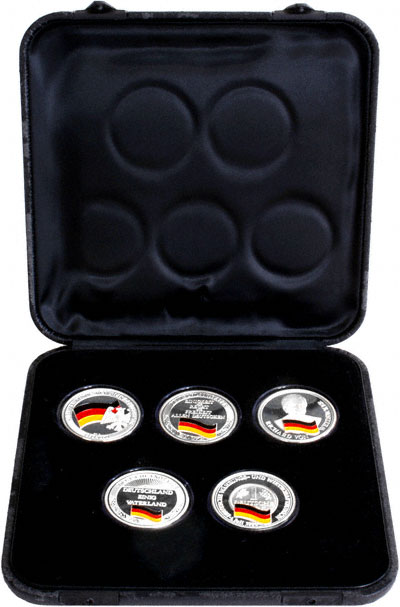 Germany Silver Medallion Set in Presentation Box