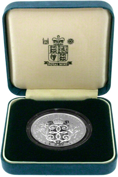 1990 Guernsey Queen Mother's 90th Birthday Two Pounds in Presentation Box