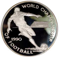 1990 Jamaica $25 World Cup Football