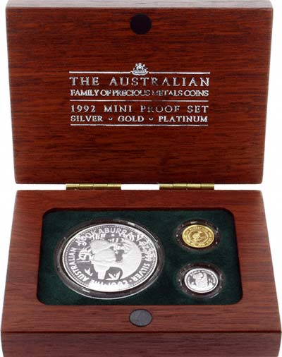 1992 3 Coin Mini Proof Set