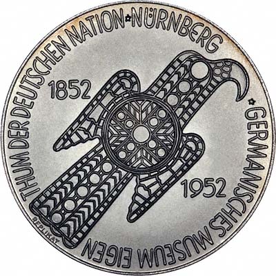 Liebnitz on Obverse of One Ounce Silver Medallion