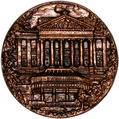 Reverse of 1992 Preston Guild Medallion