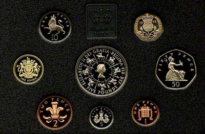 Reverse of 1993 Royal Mint Proof Set