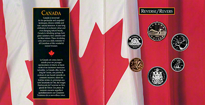 Reverse of 1994 Uncirculated Canada Coin Set