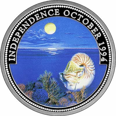 Reverse of 1994 Independence Dollar