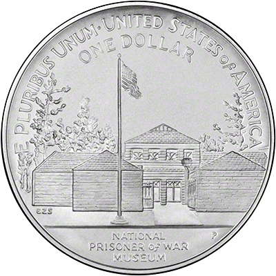 Reverse of 1994 USA World Cup Silver Dollar