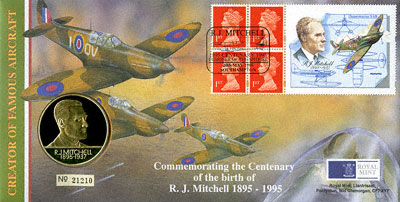 1895 - 1995 Commemorating the centenary of the birth of R.J.Mitchell