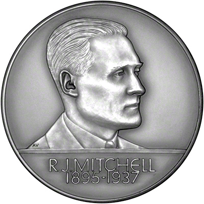 Obverse of 1995 R.J.Mitchell Medallion