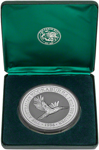 1996 Australian Silver Kookaburra in Presentation Box
