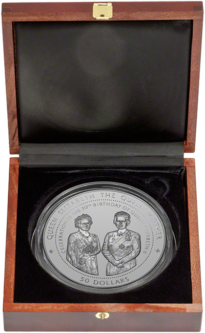 1996 Fiji Queen Mother Silver Proof One Kilo Coin