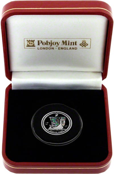 1996 Manx Platinum Quarter Noble in Presentation Box