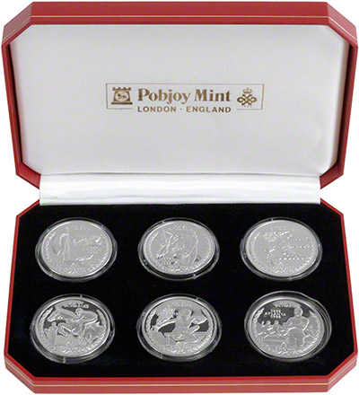 1996 Manx Olympic Six Coin Set