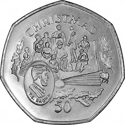 Reverse of 1997 Manx Fifty Pence