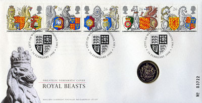 1998 royal beasts one pound