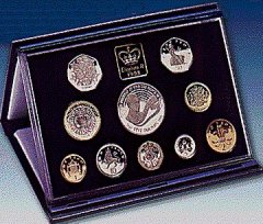 Standard Royal Mint Proof Set Packaging
