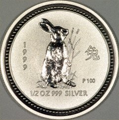 1999 Australian Half Ounce Silver Rabbit