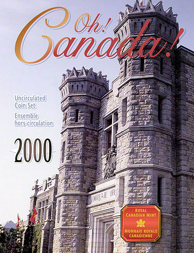 2000 Uncirculated Canada Coin Set Cover