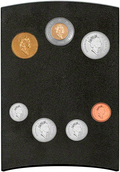 Obverse of 2000 Uncirculated Canada Coin Set