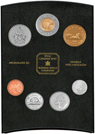 Reverse of 2000 Uncirculated Canada Coin Set