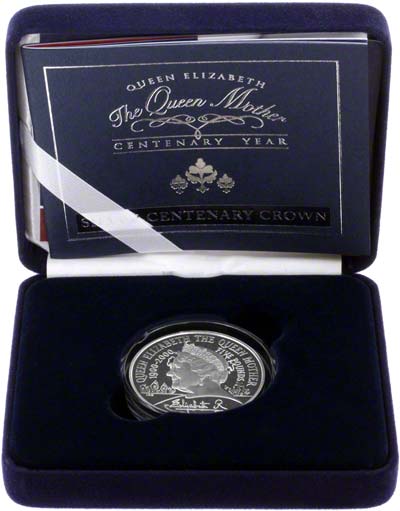 2000 Silver Proof Crown in Presentation Box