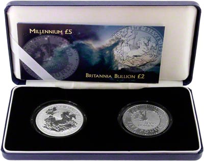 1999 Crown & Britannia Two Coin Set
