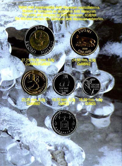 Obverse of 2000 Uncirculated Set