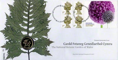 2000 national botanic gardens of wales £1