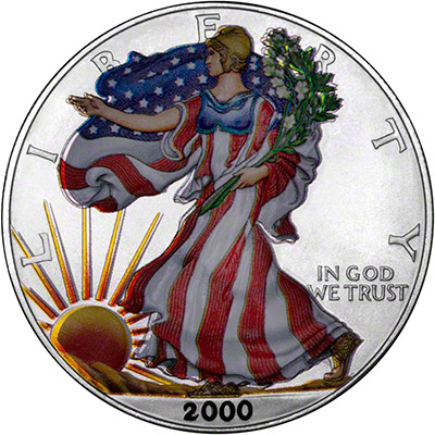 Reverse of 2000 Silver Eagle