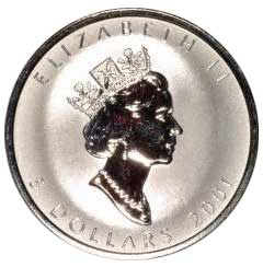 2001 Canada Silver Maple Leaf Coin