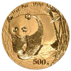 2001 Chinese Gold Panda Coin