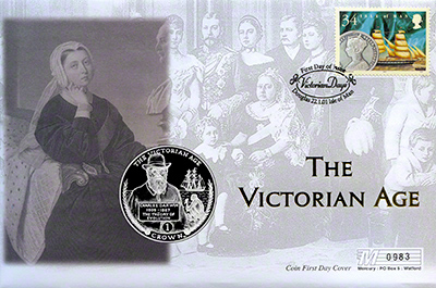 2001  The Victorian Age Crown - Charles Darwin PNC
