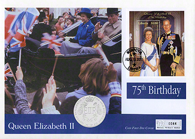 Liberia Queen Elizabeth II 75th Birthday PNC