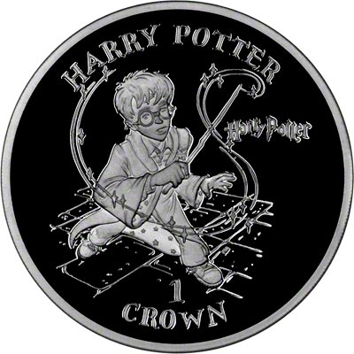 Reverse of 2001 Harry Potter Crown - Casting a Spell