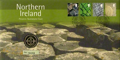 2001 northern ireland one pound coin