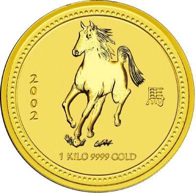2002 Australian Year of the Horse Gold Bullion Coin