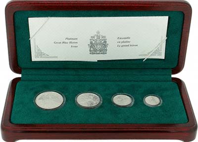 Canadian Platinum Wildlife Proof Set in Box
