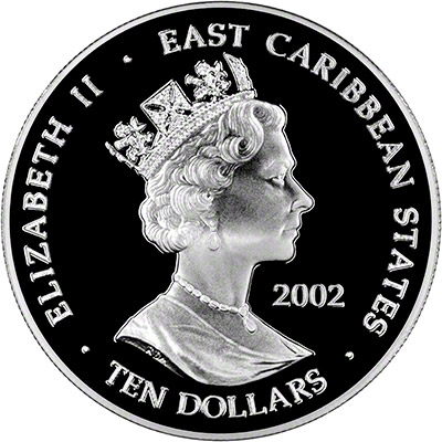 2002 east caribbean states monarchs OBV