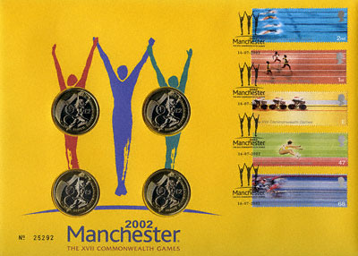 2002 manchester four coin commonwealth set