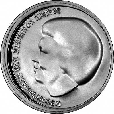 Obverse of 2002 Netherlands Silver €10