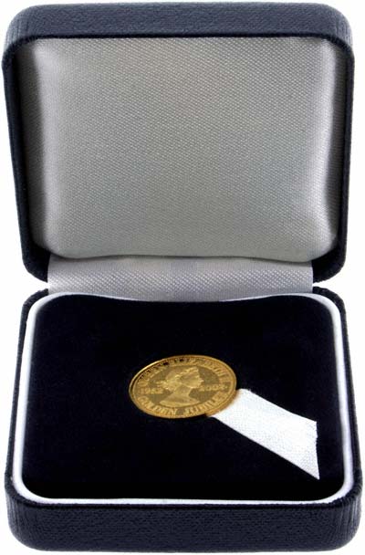 2002 Golden Jubilee Medallion in Presentation Box