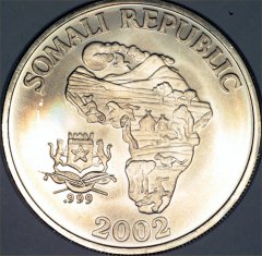 Our 2002 1oz Silver Somalian Monkey 

 Image