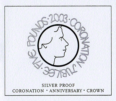 2002 to 2003 silver proof two coin set booklet