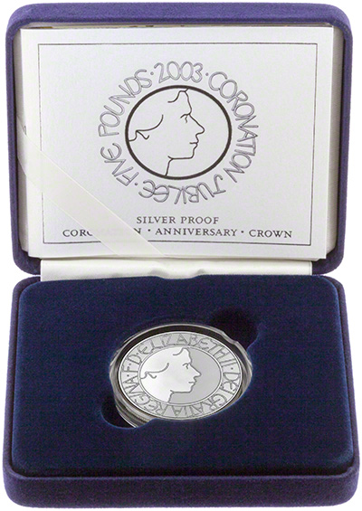 2003 Coronation Anniversary Crown in Presentation Box