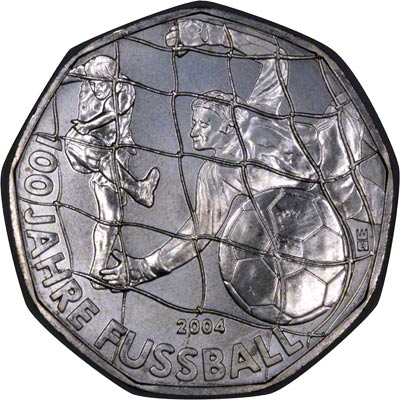 Reverse of 2004 Austrian Silver 10 Euros