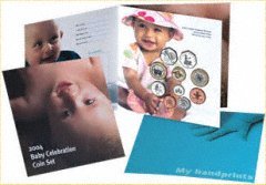 2004 Uncirculated 9 Coin Set in Special Baby Gift Pack