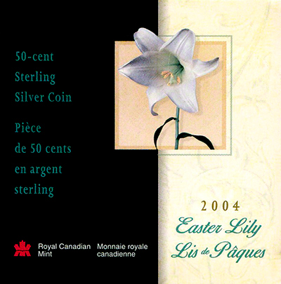 2004 Canada Easter Lily 50 Cent Certificate