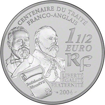 Obverse of French one and a half Euros
