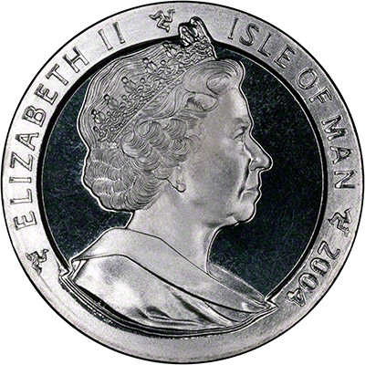 Obverse of 2004 Manx Olympic Crown